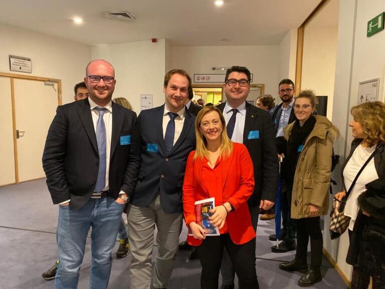 Bruxelles, 2019 - Con Giorgia Meloni al Parlamento Europeo