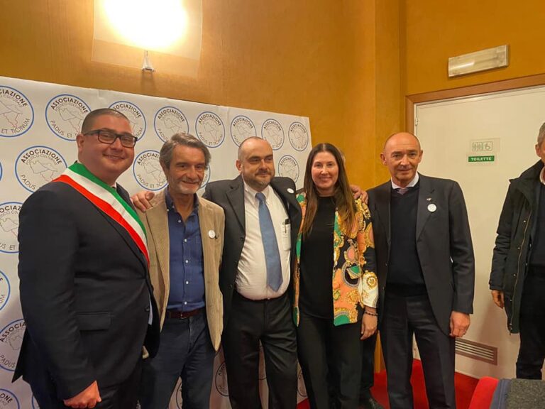 Cava Manara, 2022 – All’incontro con il Presidente Attilio Fontana, organizzato dall’associazione Padus et Ticinum