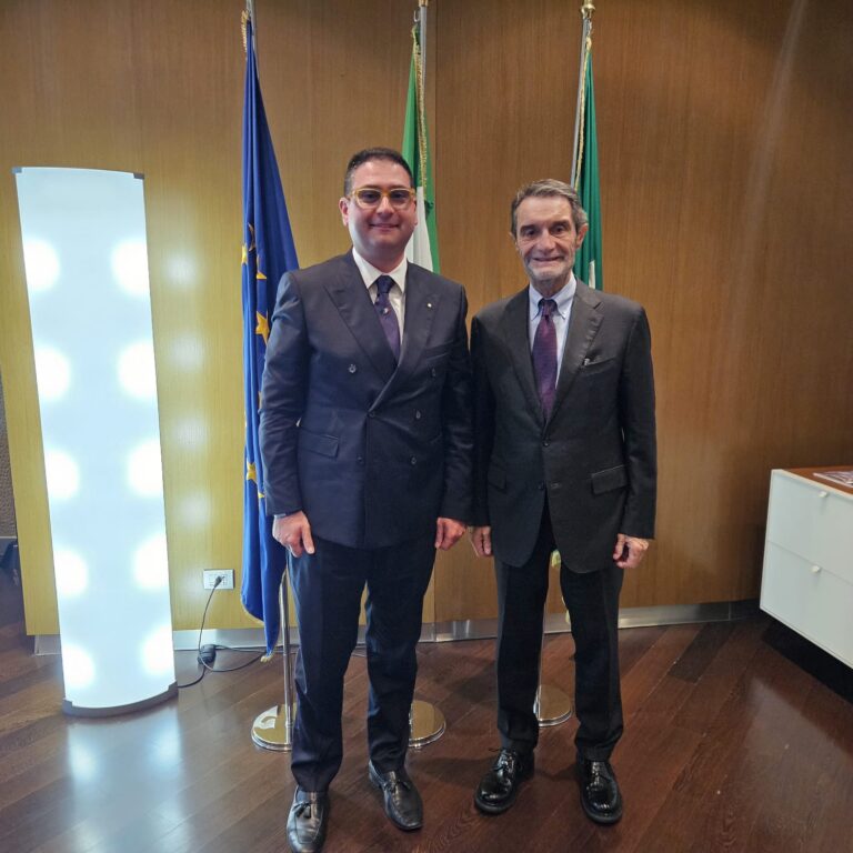 Milano, 2024 - Con il Presidente di Regione Lombardia Attilio Fontana